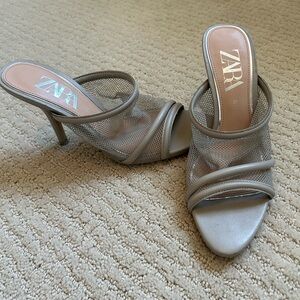 Zara mesh heels